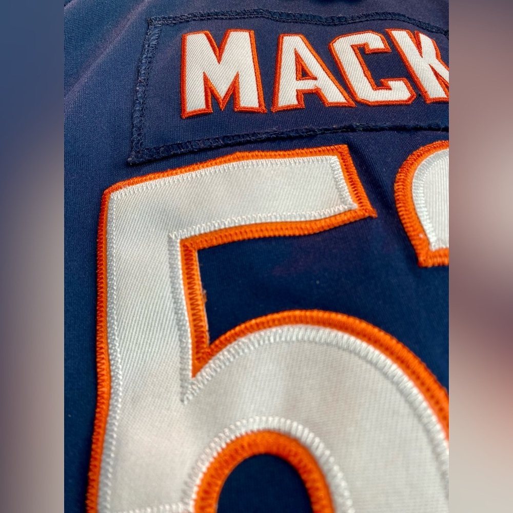 NIKE NFL | Chicago Bears Football Jersey | Mack # 52 | Kids Boys Size M - Picture 10 of 13
